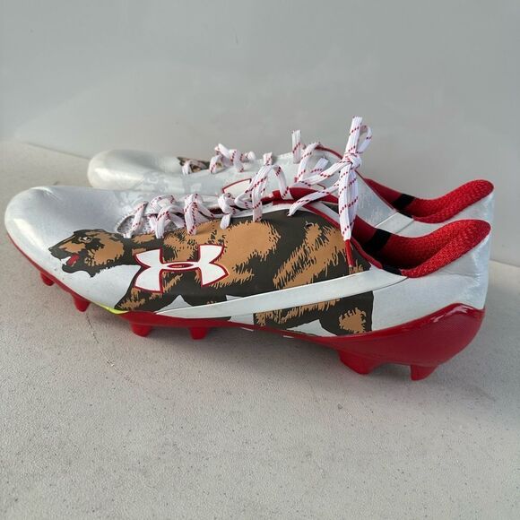 Under Armour Spotlight Limited California Football Cleats 1275481-130 US 16 - Picture 4 of 7